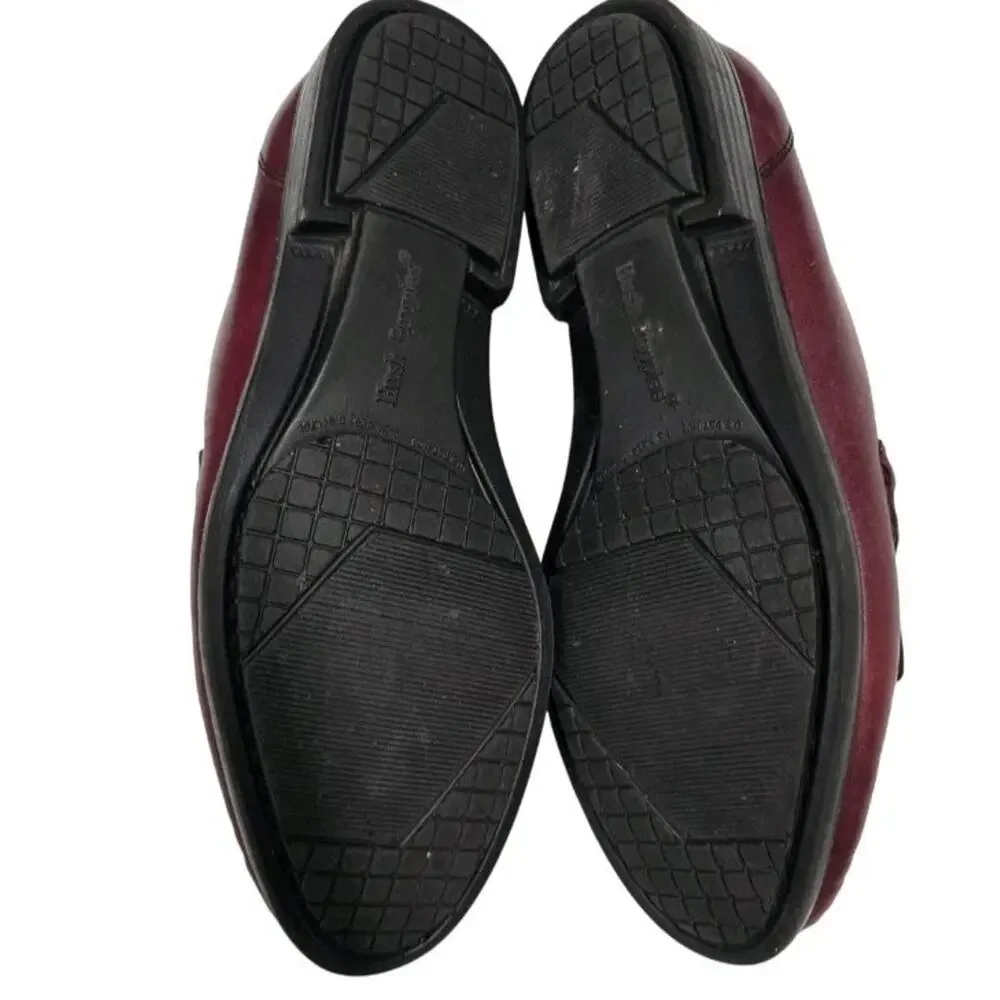 Hush Puppies Vtg Burgundy Leather Kiltie Tassel Loafers Men’s Size 7 Dress Shoe